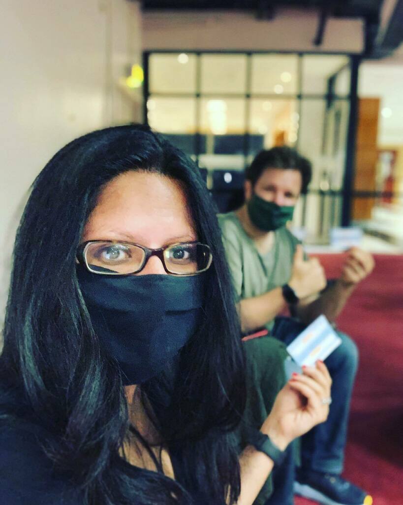 deepika_misra's tweet photo. First time Pfizers! 💃🏻🕺🏽#letsgetvacccinated #thanksnhs https://t.co/YLxZlomfMR https://t.co/Lt7eQk3Pni