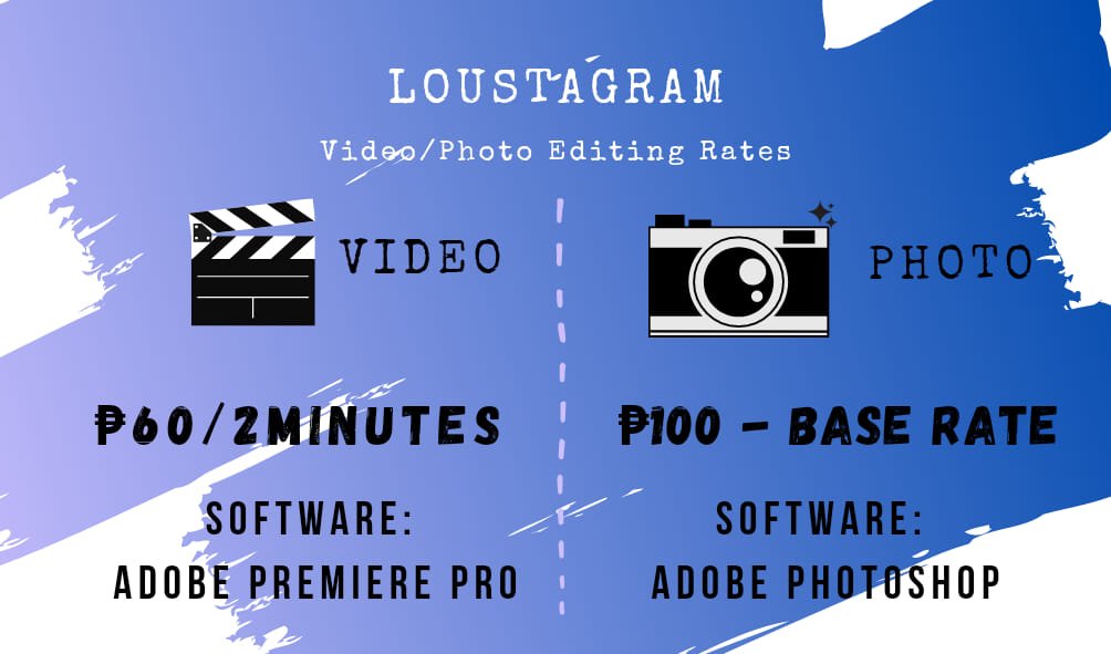 LouStagram__'s tweet photo. Hi there Twitter peeps! 
Baka naghahanap kayo ng video/photo editor. Budget friendly rate hihi. Willing to send my portfolios 😊💖
Software: 
- Adobe Premiere Pro
- Adobe Photoshop 
Message for any inquries 💋💖
#videoeditingservice 
#photoeditingservice 
#Philippines https://t.co/Prtf0Tqela