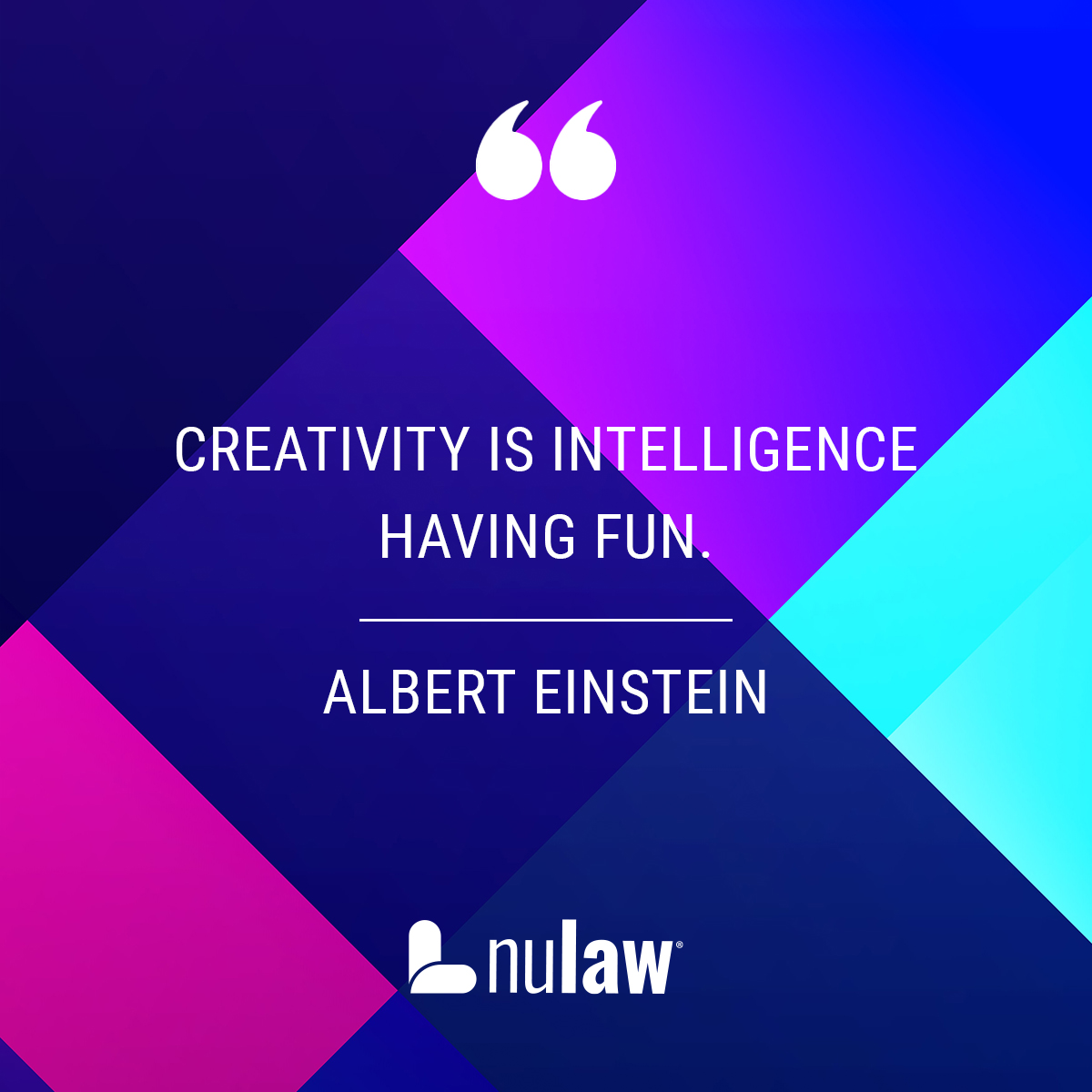 NuLawApp's tweet photo. Some #MondayMotivation from one of the most iconic innovators of all time! Make an impact today!

#Innovation #MondayInspiration #LegalTech https://t.co/LbRgnjewNg