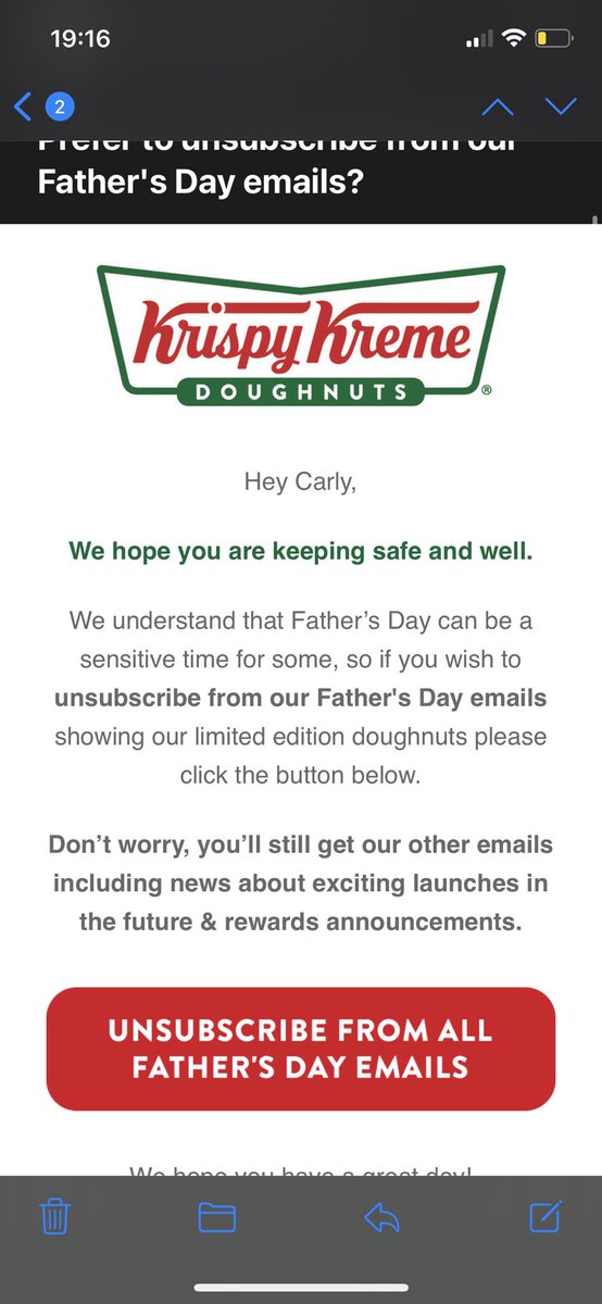 _carlsxo's tweet photo. Well done @krispykremeUK 👏🏼 👏🏼 https://t.co/7JSIUaL0wy