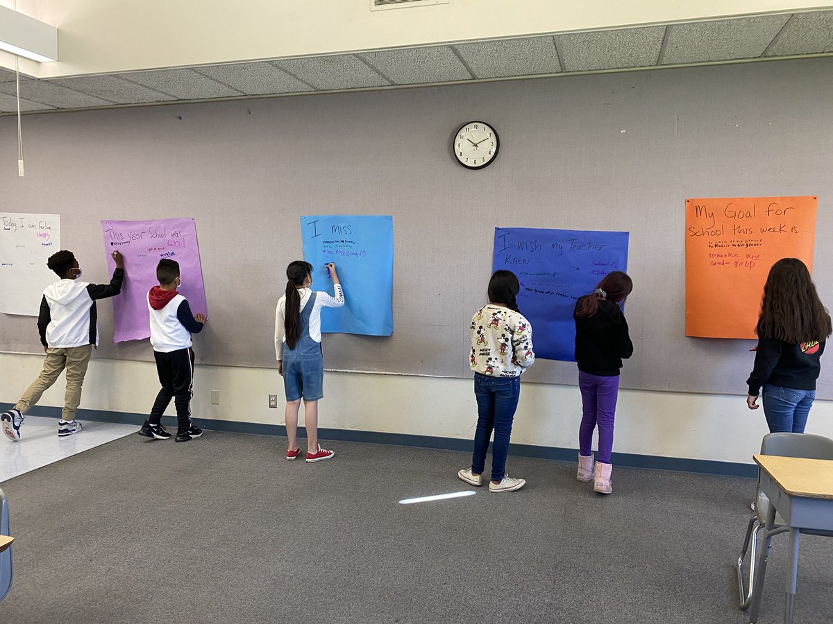 A few Ritchen Eagles sharing their thoughts today w/Mrs. A #eaglessoaring