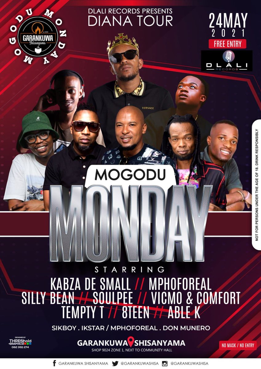 djAbleK's tweet photo. Let's meet at Garankuwa Shisanyama, Pta. I'm on at 10pm for a sizzling HipHop Set. https://t.co/7RACZDljfq