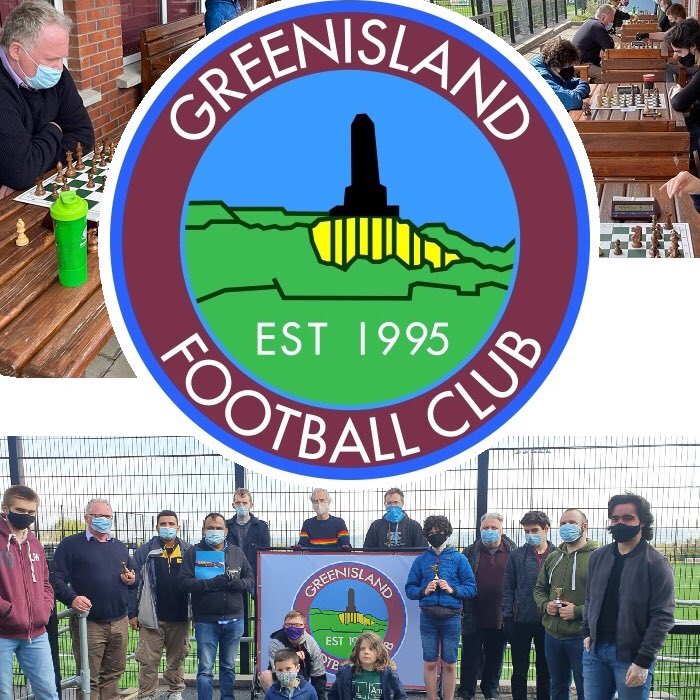 ChessBelfast's tweet photo. BREAKING NEWS: Greenisland Football Club launches Friday night chess club, beginning 7-9pm on 11th June...  https://t.co/CdfrjoAJN7 ⚽️♟⚽️ @GreenislandFC https://t.co/pUN3SY3U5r