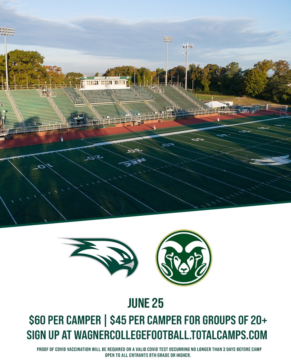 Wagner College Football tweet media