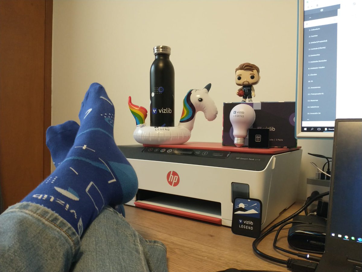 qlikfreak's tweet photo. I know 11-year-old me would kill me for this, but I have to be honest... I was super excited when I saw my welcome box included socks (there goes my youth ๐). There's nothing better than creating amazing dashboards while rocking your #VizlibLegends swag! ๐๐๐ @vizlib https://t.co/6ORt6mWbEt