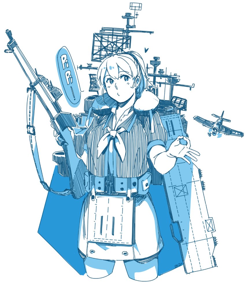 イントレピッド(艦隊これくしょん) 「#インピッピ 」|WDM (準備中)のイラスト