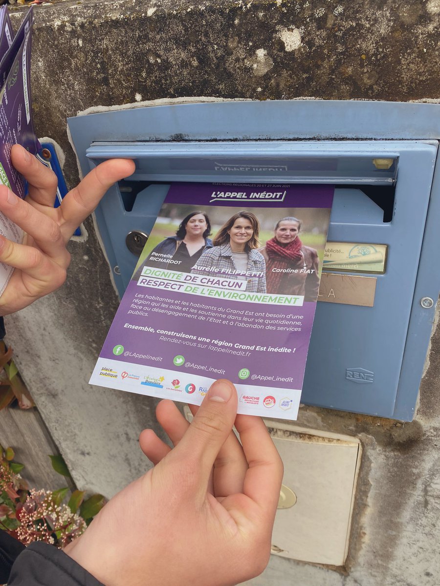 Eh hop c’est dans la boîte… aux lettres 😉 Le boitage du jour, c’était à Épinal 🤩