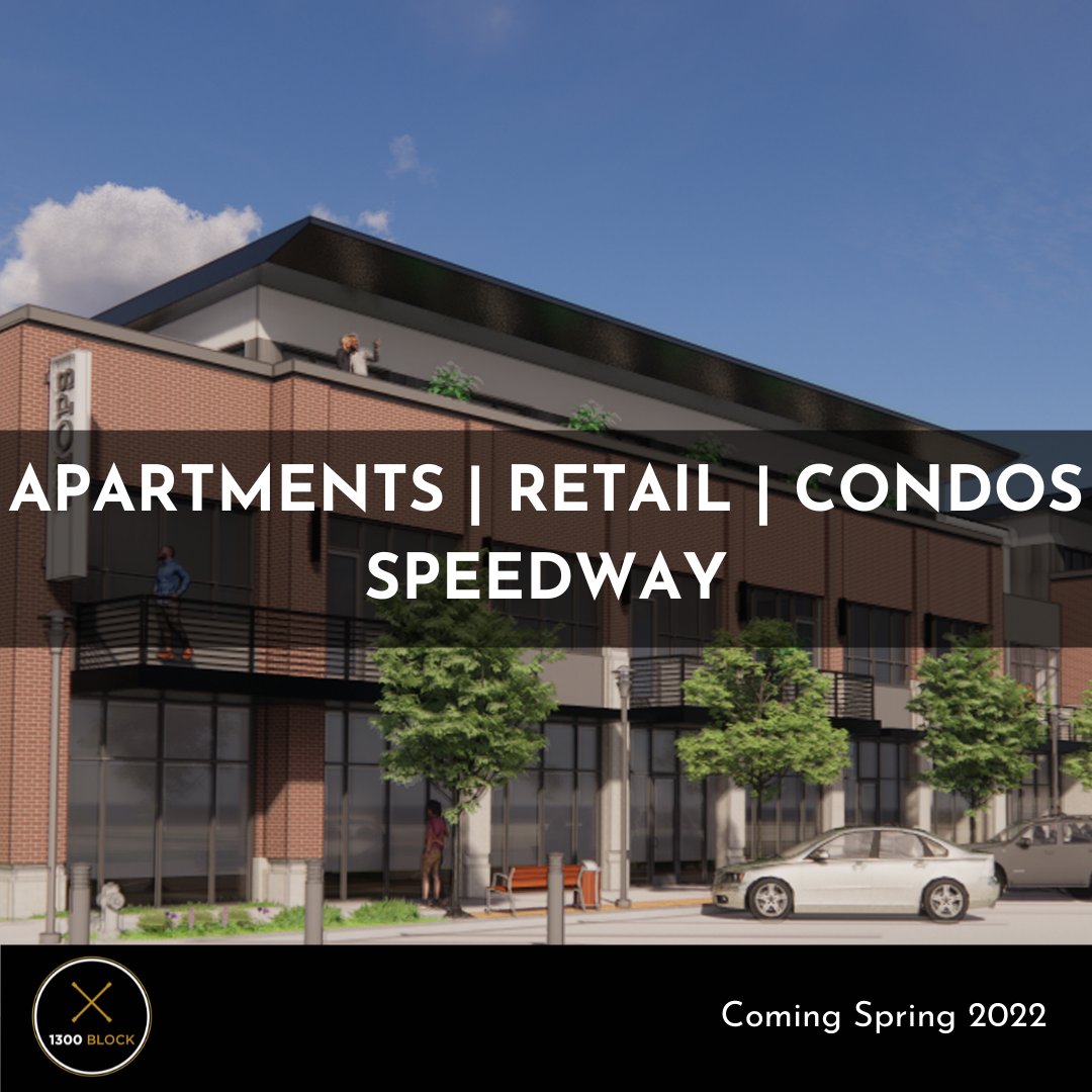 1300BlockMainSt's tweet photo. Main Street Living Redefined at 1300 Block in Speedway.
•
A modern place to call home with apartments to lease and condos to purchase that fit your lifestyle. Coming Spring 2022.
•
#1300Block #SpeedwayIN #ComingSoon https://t.co/mD0lzPhOaM
