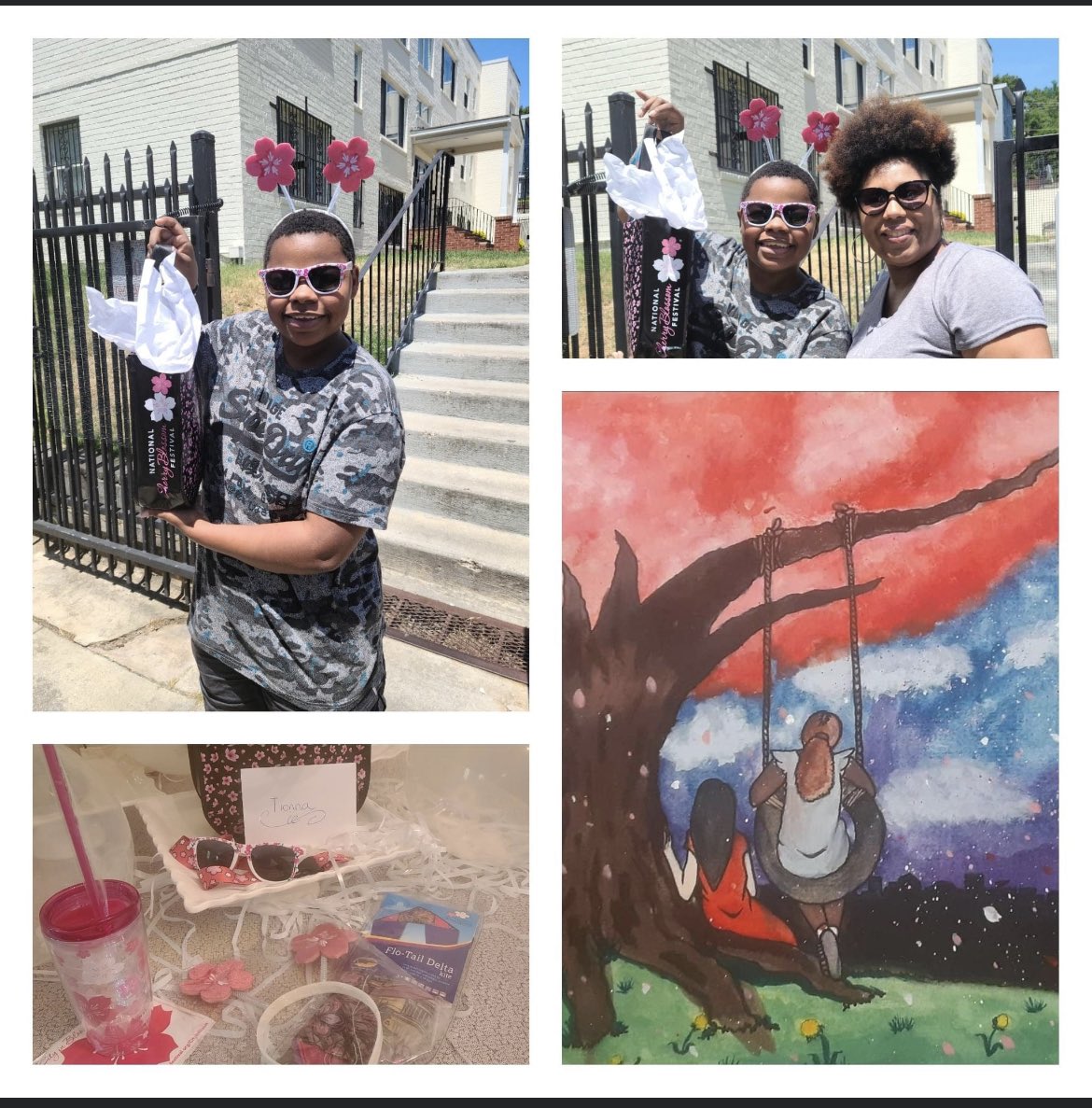 AnacostiaHigh's tweet photo. CONGRATULATIONS 🎉to Tionna G. for winning the National Cherry Blossom Festival Student Art Showcase People's Choice award! Anacostia High School is very proud of you and all of your hard work! 🙌🏾#WhyAna https://t.co/fWeB63IQAL