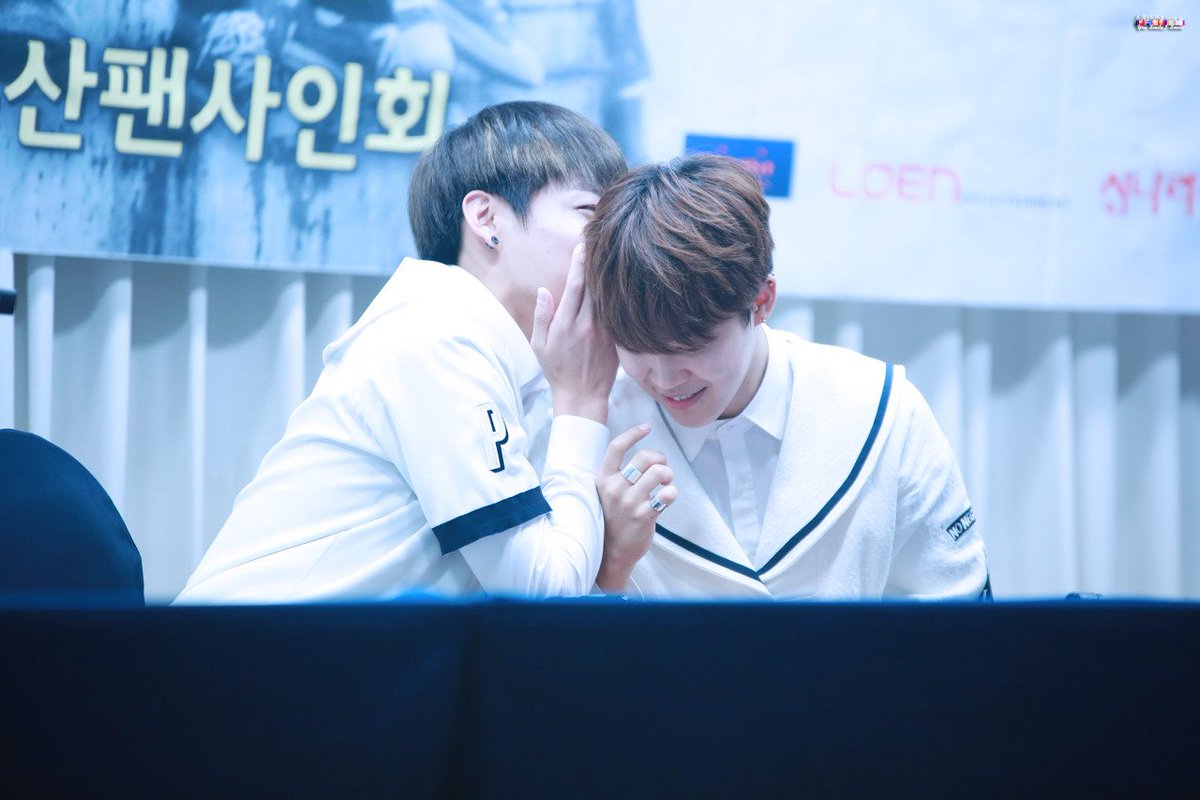 150525 | BTS @ Busan Fansign | Jimin and Jungkook