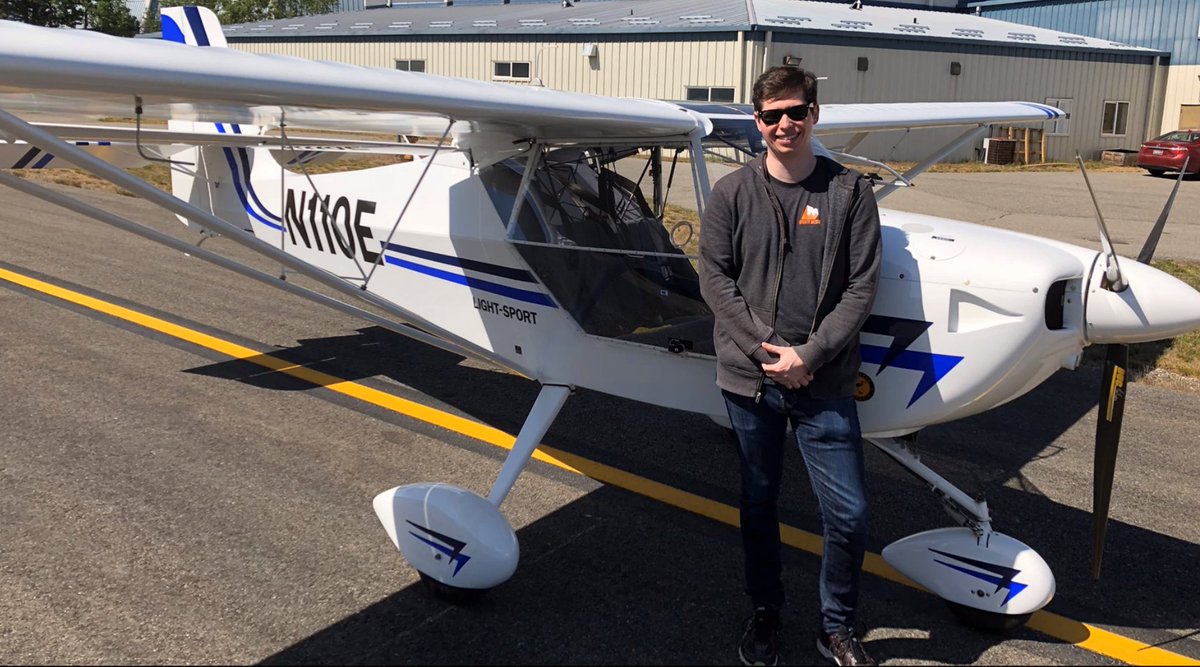 Mighty_Media_'s tweet photo. #MightyInTheWild Alex Staver working on his pilot's license with Colonel Dad. https://t.co/hdBHz5euHU