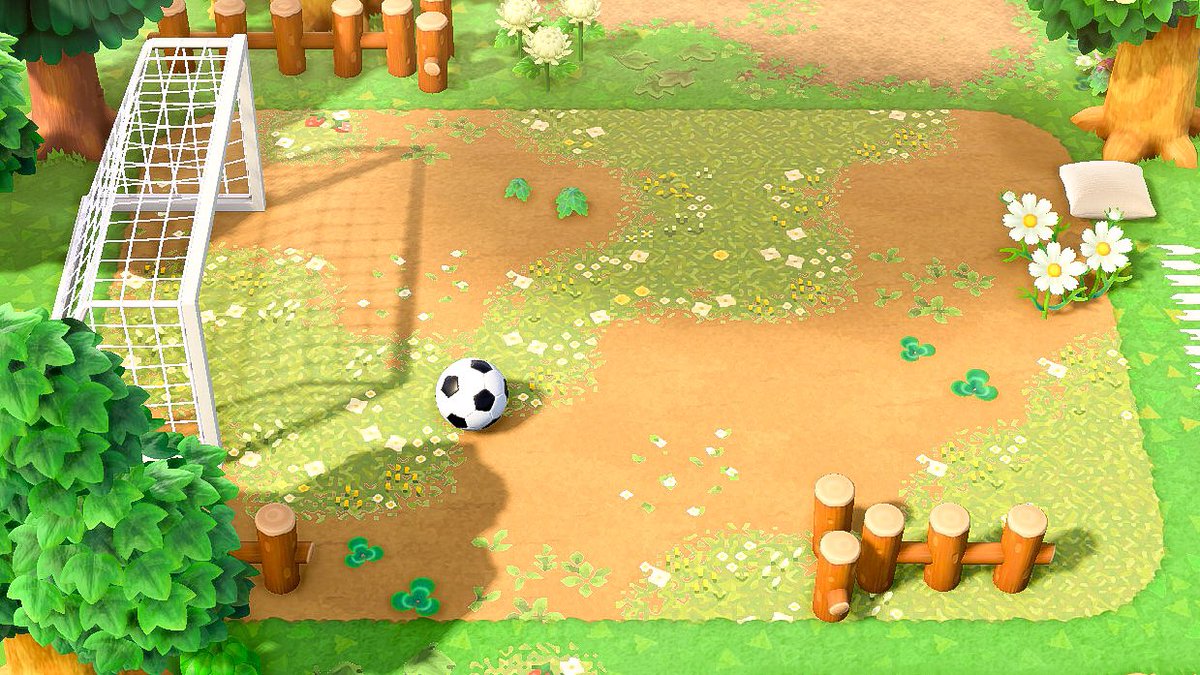 casuallycabbage's tweet image. welcome to the soccer field ⚽️ 

#acnh #acnhinspo #acnhdesign #animalcrossingnewhorizons #animalcrossing