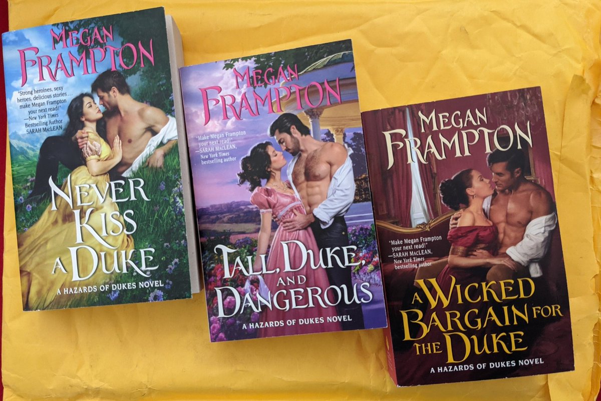 essayareayaitch's tweet photo. Excited about these @meganf books I won in the #BooksForHope auction. Now that I have Book 1, I can actually start the series. https://t.co/liPIHjOhjo