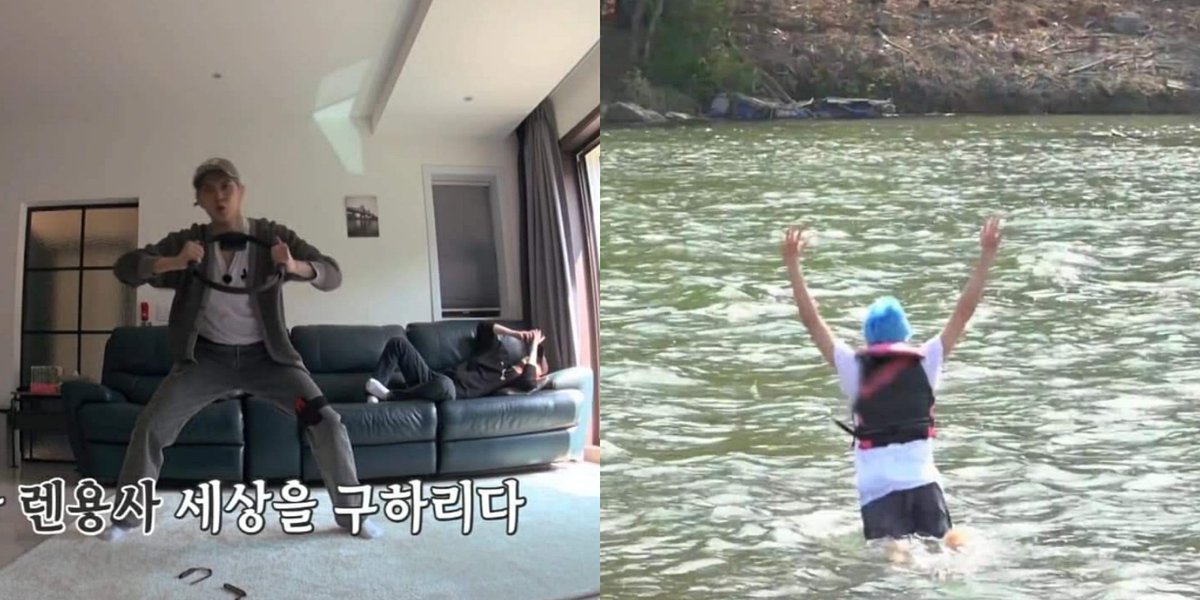 bugibugiboong's tweet photo. baekmin deixou     e voltaram
os jren em casa     com o ren
jogando                   tentando
                                  atravessar
                                  o rio com
                                  um colete
                                  infantil https://t.co/O9dkzIG8D1