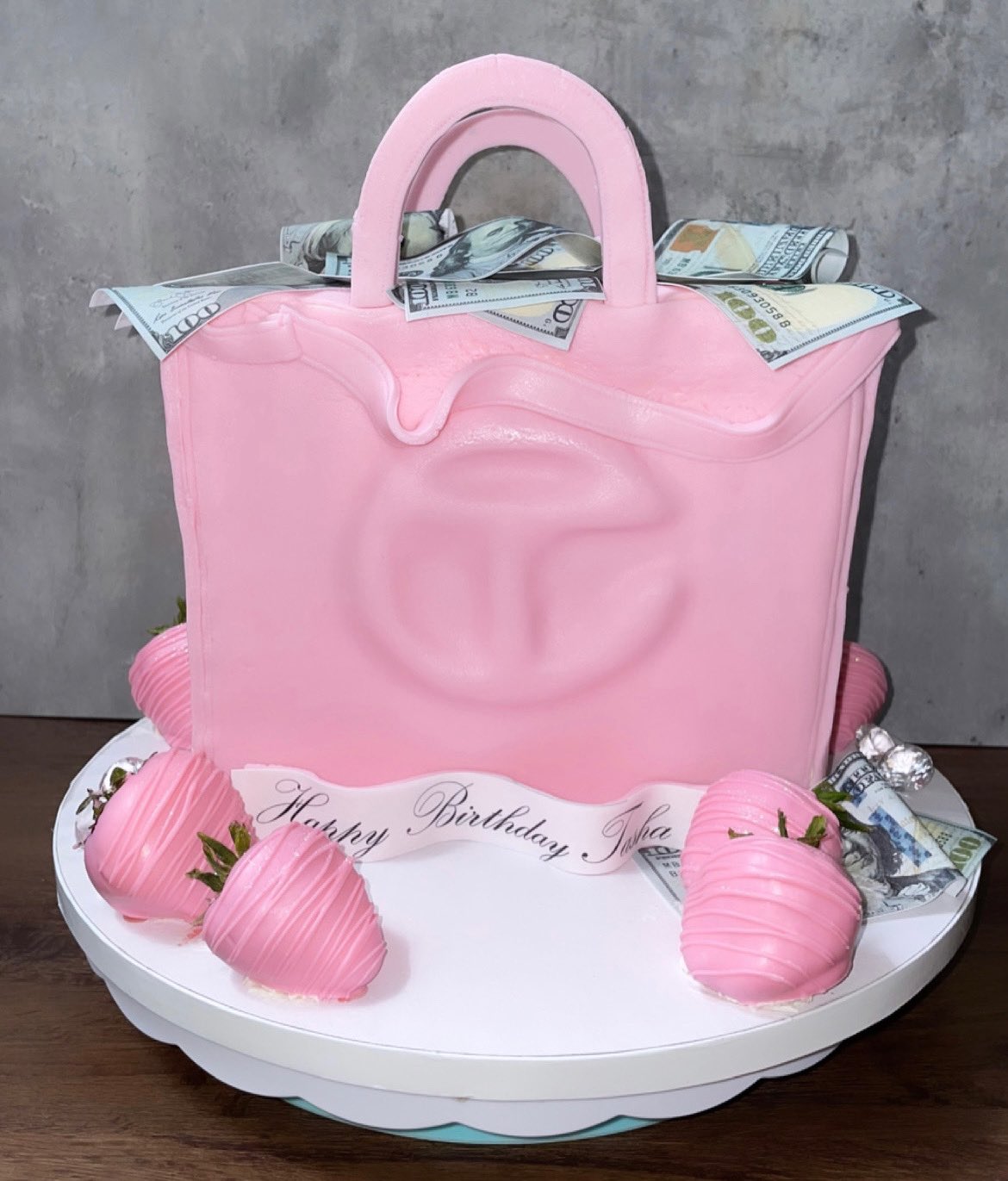 bag cake with