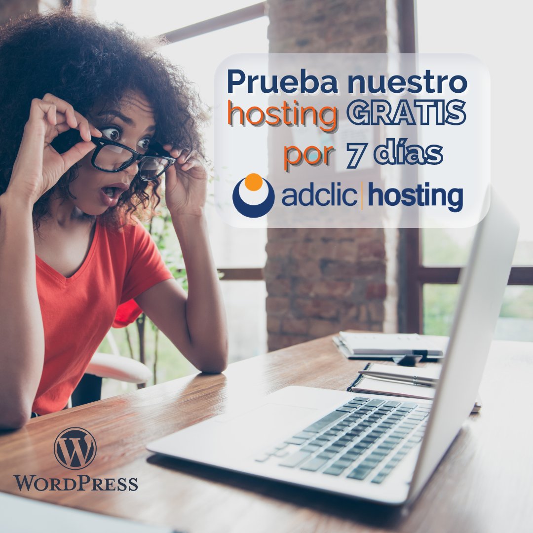 adclichosting's tweet image. En #AdclicHosting te brindamos la oportunidad de probar nuestro servicio de #hosting, por 7 días y completamente #GRATIS, no dejes pasar esta oportunidad y pruébalo ya!
Visítanos💻 bit.ly/38w6YHc
#Dominios #PaginasWeb #Hostingprofesional #Internet #Sitiosweb #SEO