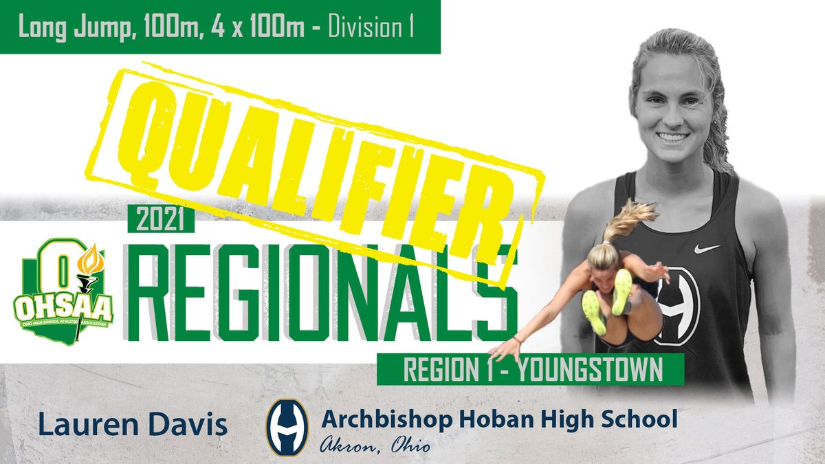 Good luck to individual and relay event regional qualifier - Lauren Davis