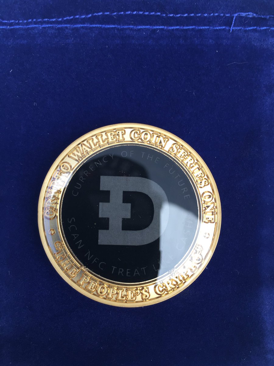 92TonyC's tweet photo. Just came in the mail today. My limited edition PHYSICAL DOGECOIN CRYPTO WALLET... #dogecoin #cryptocurrencies #nfcenabled #cryptowallet #tothemoon #dogecommunity https://t.co/OVMHxuLPm2