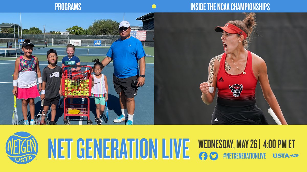 usta's tweet photo. We go deep in the heart of Texas and get an inside look at the @NCAATennis Championships.

Don't miss Wednesday's edition of #NetGenerationLive! https://t.co/FjLflx9doX