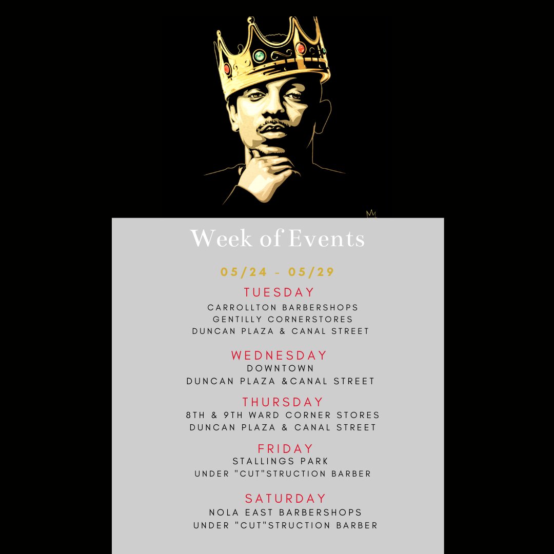 checkitnola's tweet image. Tune in to our Week Ahead.  

Stay in the know. 
IG: @checkitnola 
Website: checkitnola.com/events/
&amp;amp; make sure to tell your friends to #CheckIt