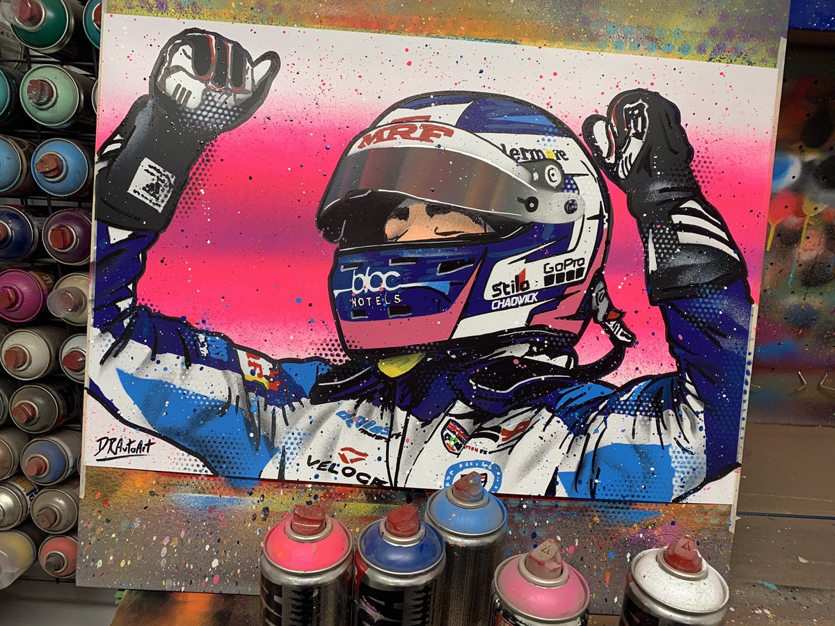 DRAutoart's tweet photo. I finished this #JamieChadwick graffiti painting today. First one of these that been available in my shop! Who else is looking forward to the return of the @WSeriesRacing 👍🏻 #drautoart

#jamiechadwick55 #wseries #wseriesracing @JamieChadwick @VeloceRacingXE #veloceracing https://t.co/jvMEvlfFL4
