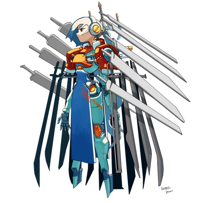 Character concept art commission for @ThomasMoonKang. 