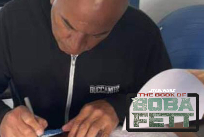 JediNewsNetwork's tweet photo. Evidence of Buccaneer Being Working Title of The Book of Boba Fett - https://t.co/R2DvMpckOD #StarWars #TheBookOfBobaFett @BobaFettFanClub #CrewGear #Buccaneer @HearderOfNerf https://t.co/O7YHesJ4mP