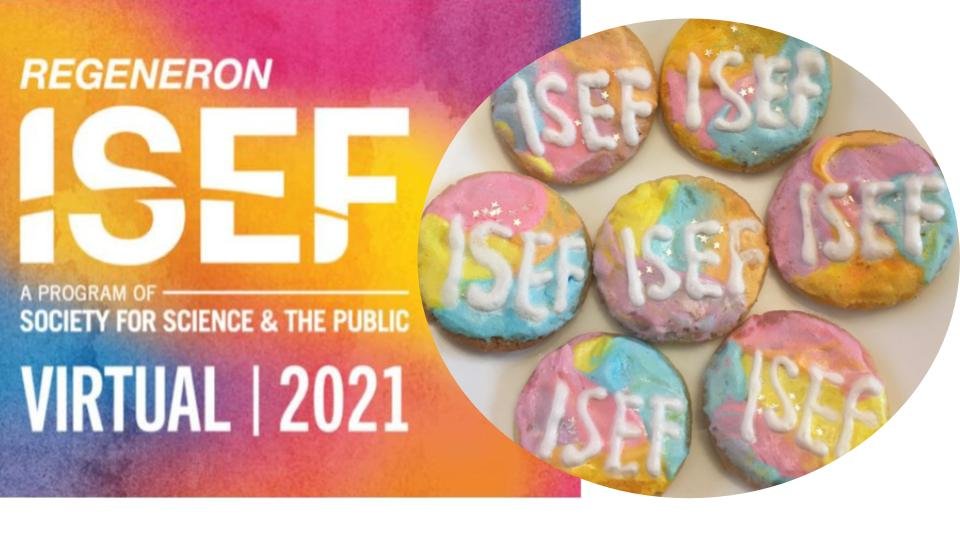 So proud of <a href="/Charlot72045499/">Charlotte Michaluk</a> for achieving a Grand Award and a Special EPA Award at Regeneron ISEF 2021! I made her cookies to celebrate! <a href="/Society4Science/">Society for Science</a> @EPAresearch <a href="/BroadcomSTEM/">Broadcom Foundation</a> #isef