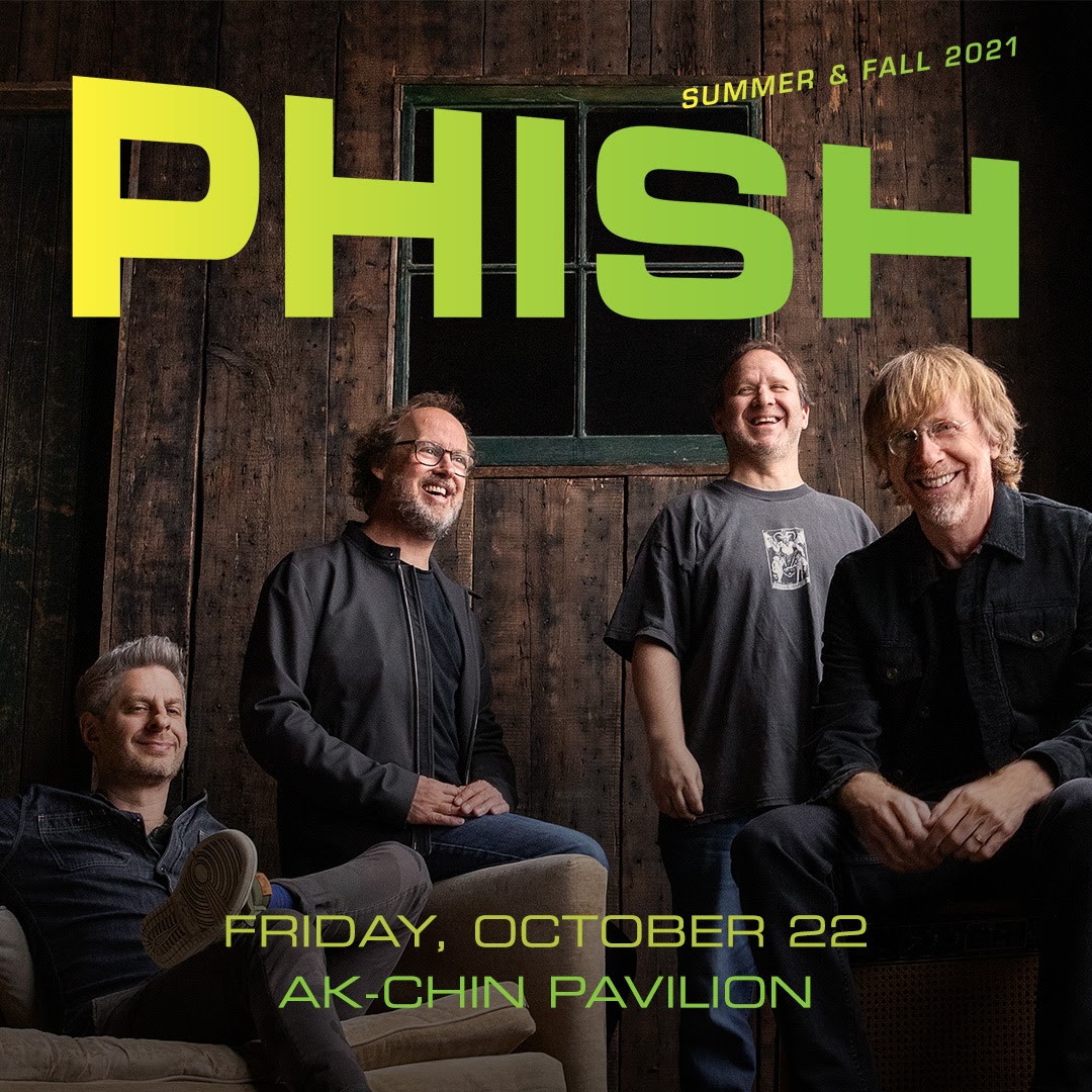PhxNTStreet's tweet photo. Concerts are back and you don't want to miss out on your chance to see PHISH live at Ak-Chin Pavilion on October 22nd!

Tickets On Sale NOW at https://t.co/6sgHAcY9R6 https://t.co/dnunaSO31f