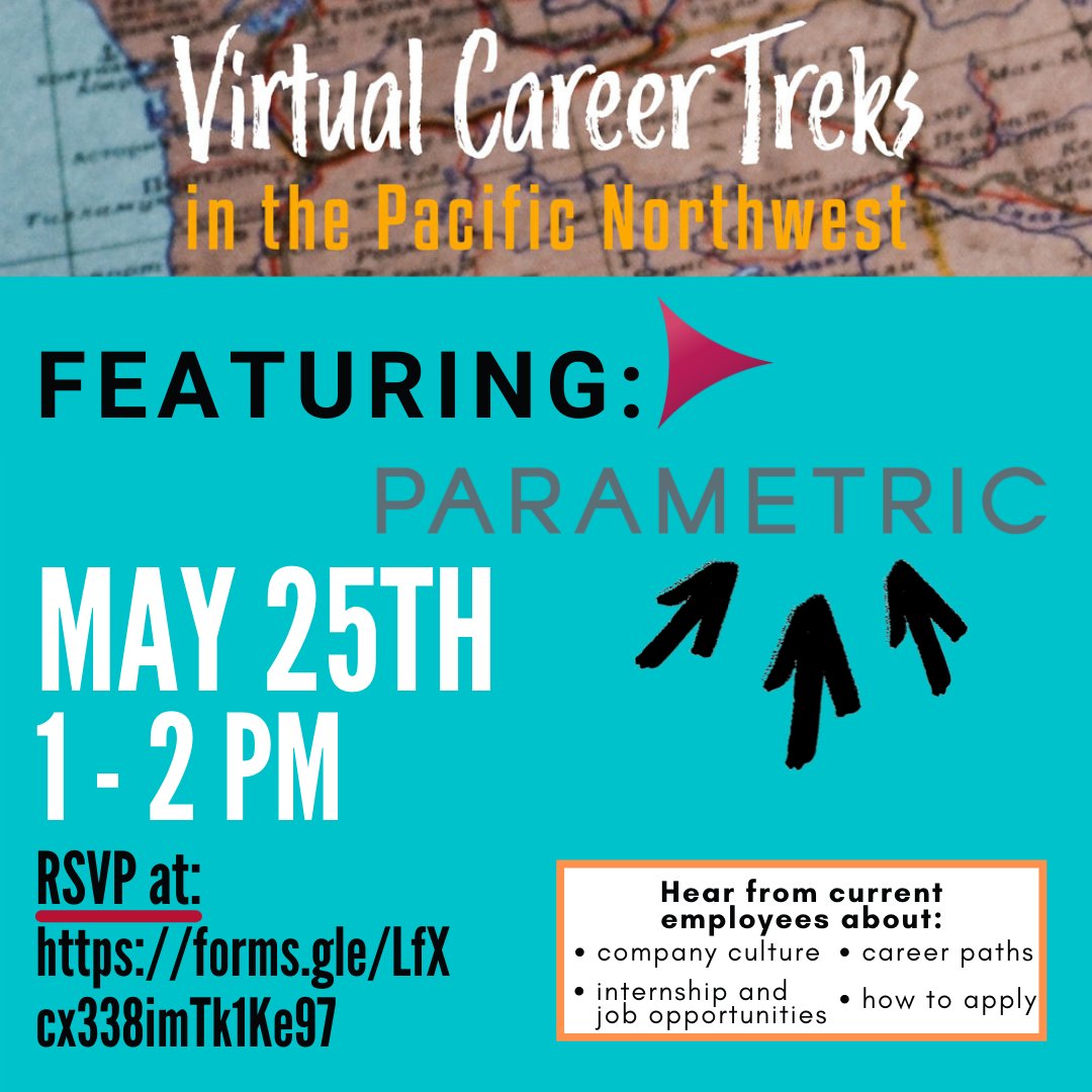 SMUCareerCenter's tweet photo. 🚨 CAREER TREK ALERT! 🚨

Parametric is hosting a career trek tomorrow where their employees will discuss company culture, different career paths, different opportunities and how to apply!

Click the Handshake link in our bio to learn more now! https://t.co/cqD1ml9JOm