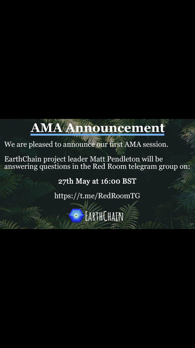 crypto_ruud's tweet photo. Looking forward to @EarthchainF #EARTHCHAIN $EARTH AMA on Red Rooms telegram this Thursday! 

#cryptocurrency  
#blockchain 
#btc 
#ethereum 
#forex #money 
#trading 
#bitcoinmining https://t.co/T7bYaQSf68
