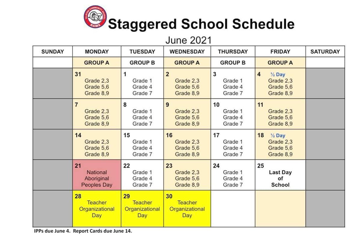 Update for TaOtha Community School as of today, along with Staggered schedule information for May and June. 
Please check the schools Facebook and Instagram for current information and updates as they arise. 
If you have any questions, please contact the school. Isniyes