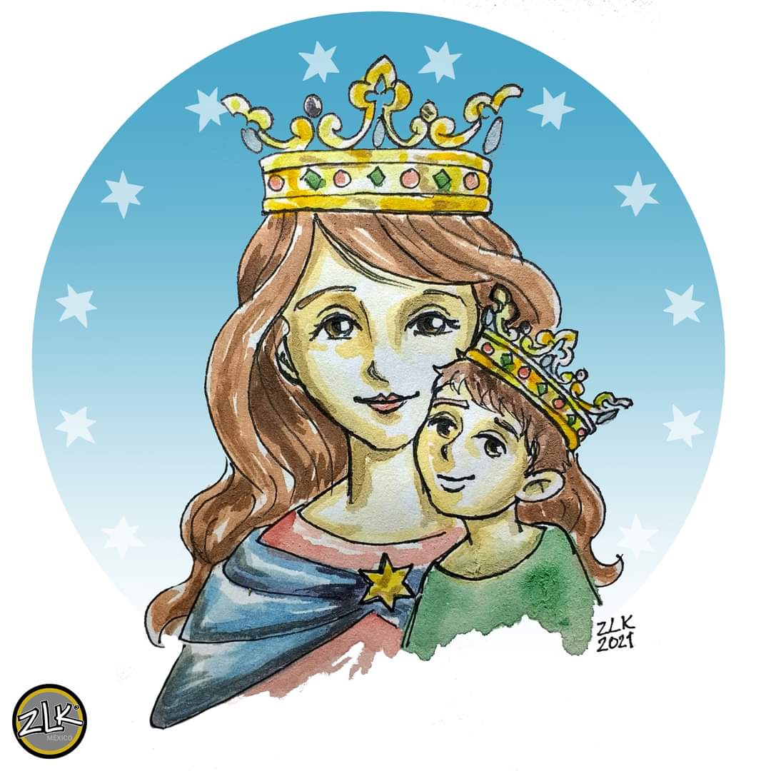 zulaik's tweet photo. Oh María, Virgen Poderosa, en ti el Eterno nos muestras la fuerza de la Ternura. #MariaAuxiliadora #Ausiliatrice #MaryHelp #MariaHilf #Auxilium https://t.co/9uEp5b8sqp