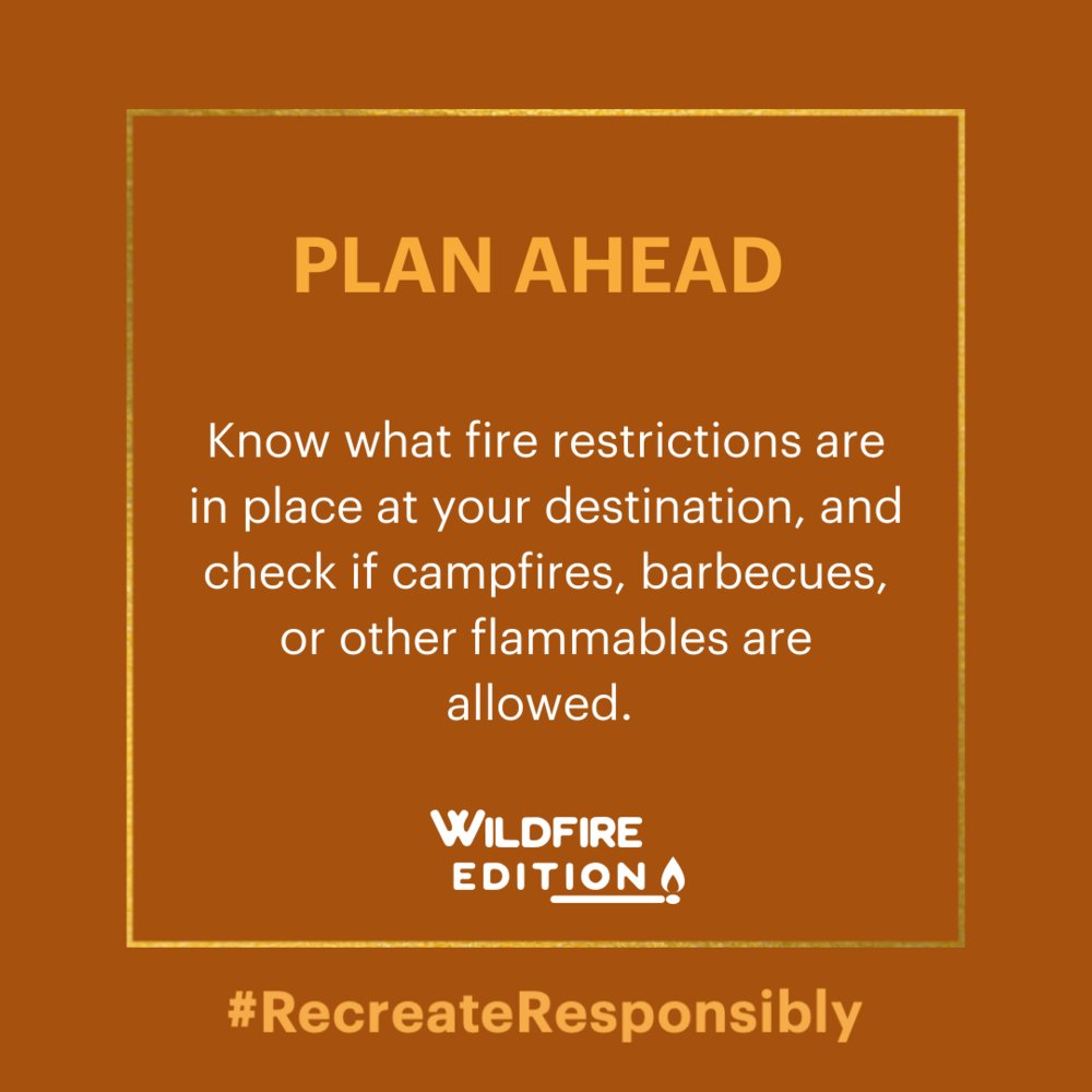 Did you know 500 wildfires are reported each year in Michigan? Most of these occur in April, May and June. As you plan for Memorial Day, know what restrictions are in place so you can #RecreateResponsibly.

#ProtectMich #MichiganDNR