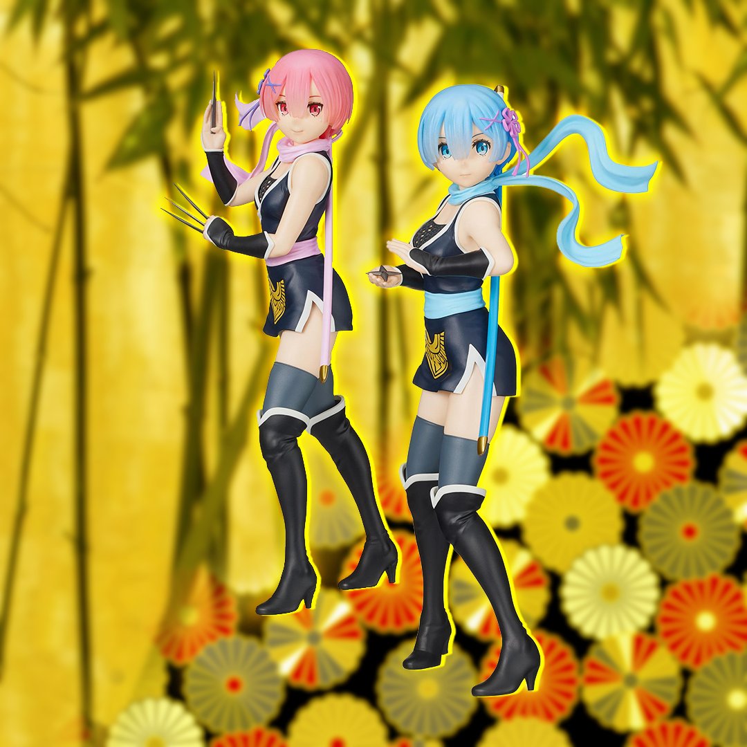 ultratokyoc's tweet photo. Nin nin! From Sega comes Kunoichi Tobi Ver. of Rem and Ram! (Sold seprately.)

US-ETA: Autumn 2021, pre-order from a local retailer via https://t.co/VCcsCAZRdz #ultratokyoconnection #rezero https://t.co/Fo7kXhVfkL