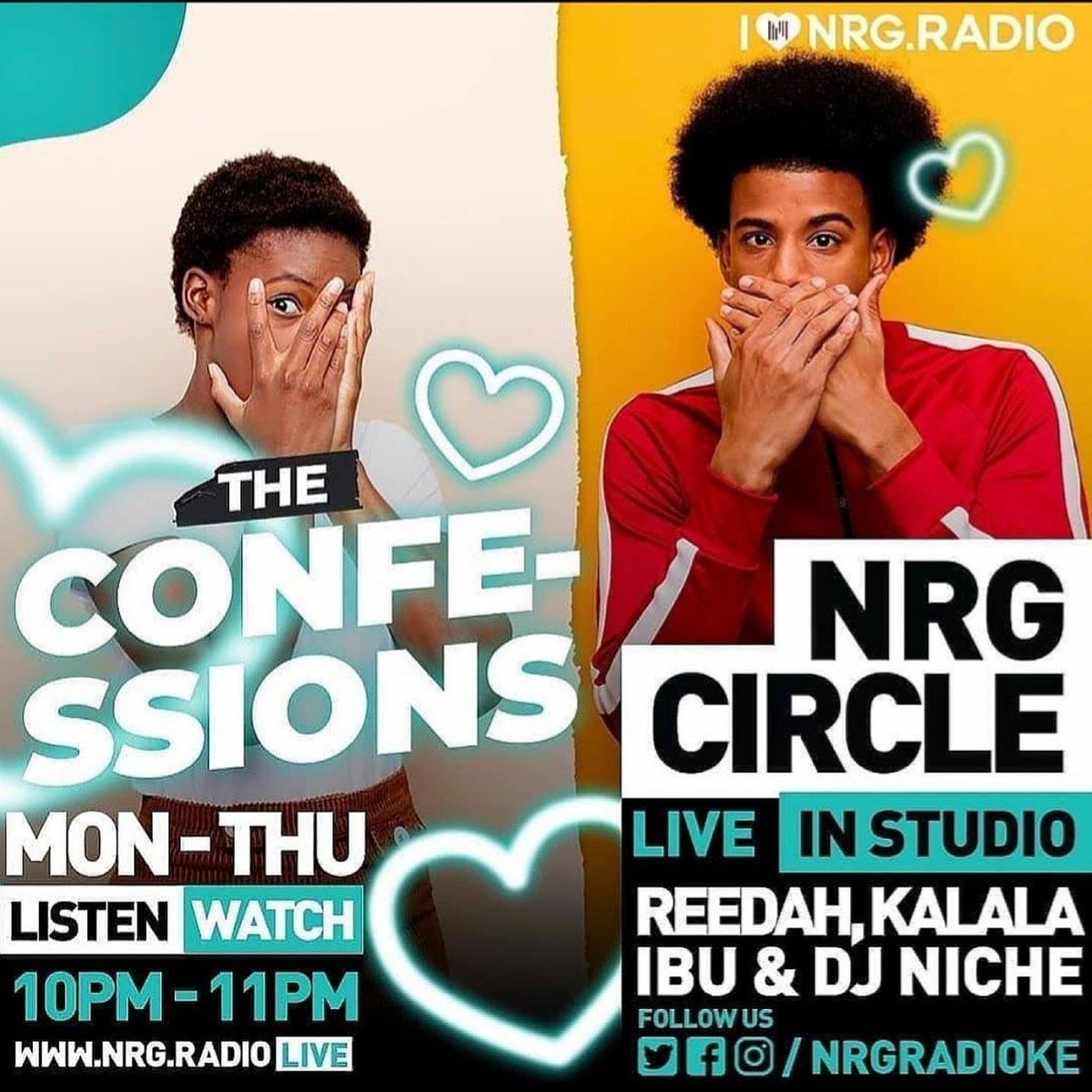 What is your confession today??  Send us  voice notes on our whatsapp line at 0710 674674...
Tupeleke na rieng!
#NrgCirle 
#NRGCircleRave 
#confessions