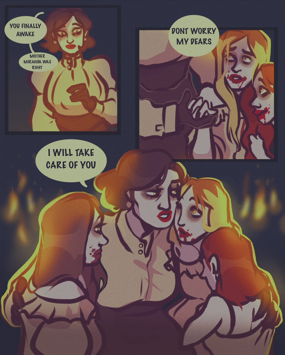 madvalgo's tweet photo. “ All three girls awoke. Looking at me like newborns. I sense a bond between us. 
Like mother and daughters. “ 

#ResidentEvil #ResidentEvilVillage https://t.co/Clz1erhVHK
