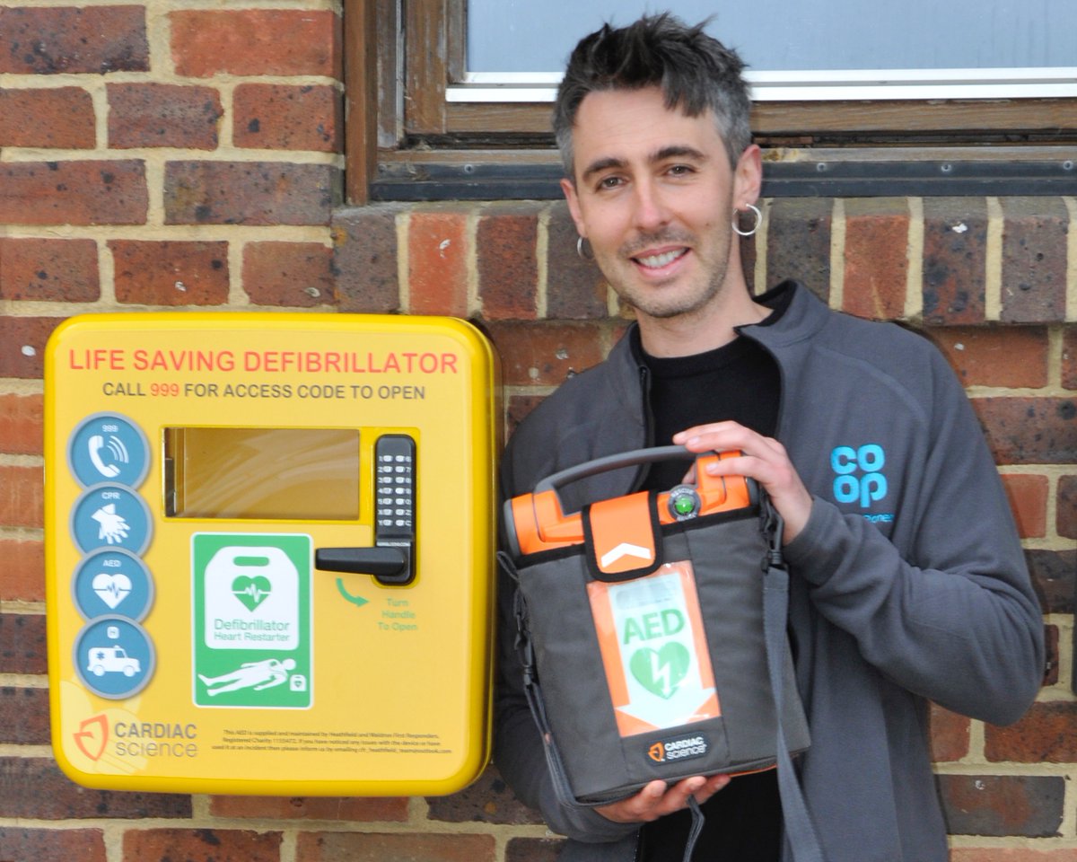 Horam Village Hall Management Committee and The Heathfield and Waldron First Responders are delighted to announce the installation of a new public access defibrillator at Horam Village Hall through generous funding from the Co-Op Community Grants scheme 
<a href="/Coopuk/">Co-op</a> <a href="/HeathfieldCFR/">Heathfield Area CFR</a>