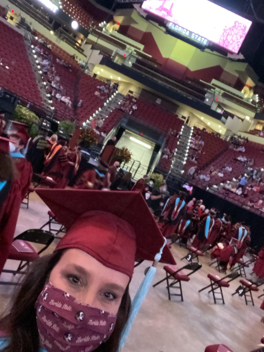 Graduated with my Masters of Science in Educational Psychology...feeling AMAZING!Go 'Noles! <a href="/Seminoles/">FSU Seminoles</a> #fsucollegeofeducation