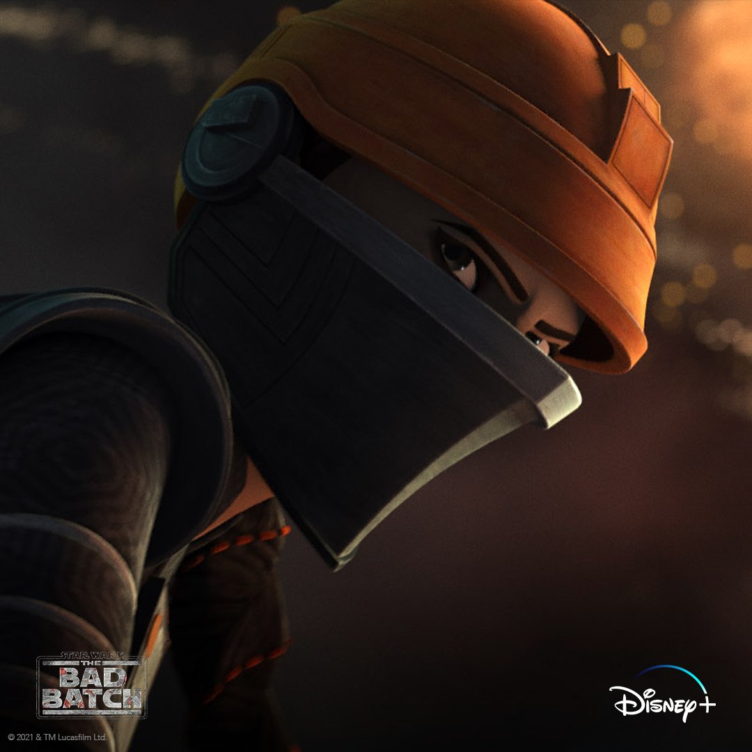 DisneyPlus's tweet photo. She doesn’t miss!⁣
⁣
See Fennec Shand in episode four of Star Wars: @TheBadBatch, now streaming on #DisneyPlus. #TheBadBatch https://t.co/GUcxJ81AtY