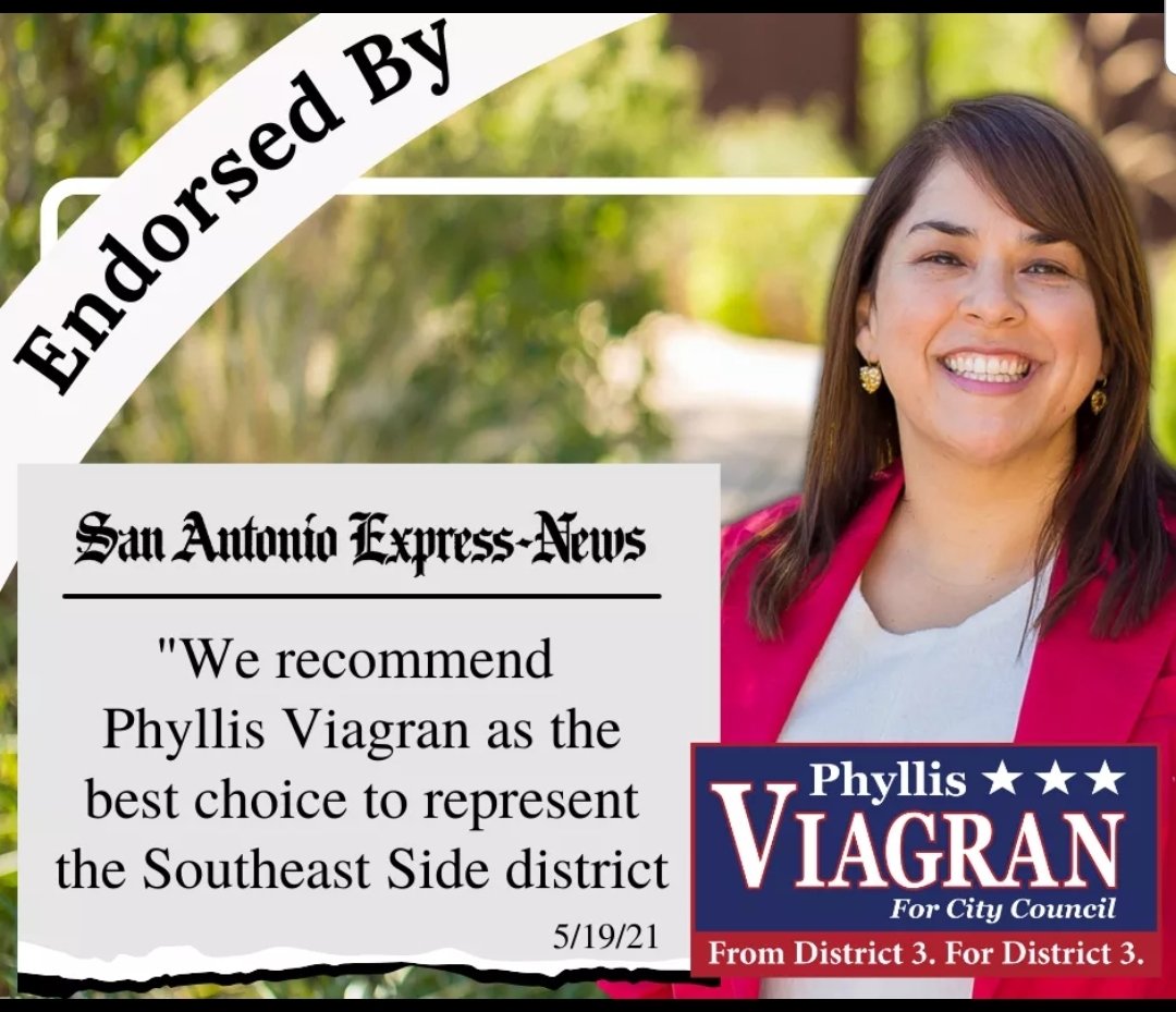 RebeccaViagran's tweet photo. It's here!! Early vote for Round 2- the #district3sa Runoff is happening now! I'm in w/ the best candidate Phyllis Viagran. Most qualified, strong, smart & ready to serve her community! Please be sure to #MakeaPlantoVote & #VoteViagran . Every vote counts! https://t.co/XmB07IF4KZ
