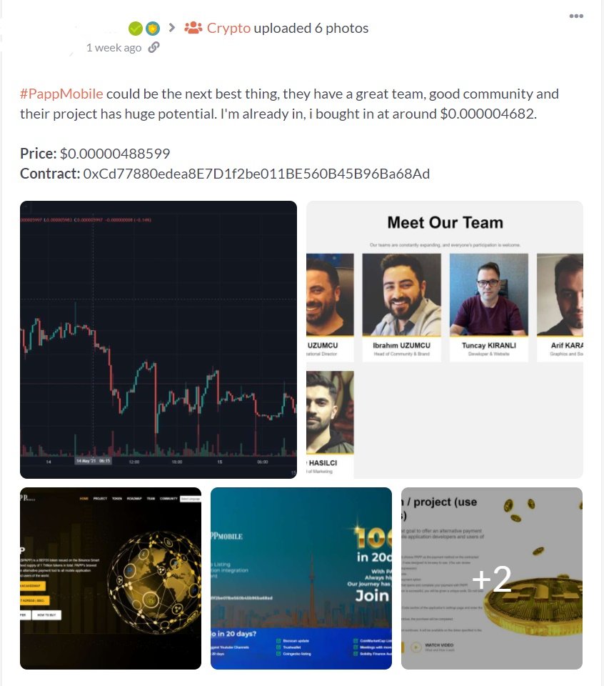 BestTrendscouk's tweet image. A member posted some DD on #PappMobile last week. What will be the next #GemCoin?

#Bitcoin  #Doge #Dogecoin #Crypto #Binance  #Trading #Tradingtips #etherium #altcoins #ALTSEASON #cryptocurrencies $BTC $BNB $ADA $SPY $QQQ $DIA #CryptoNews