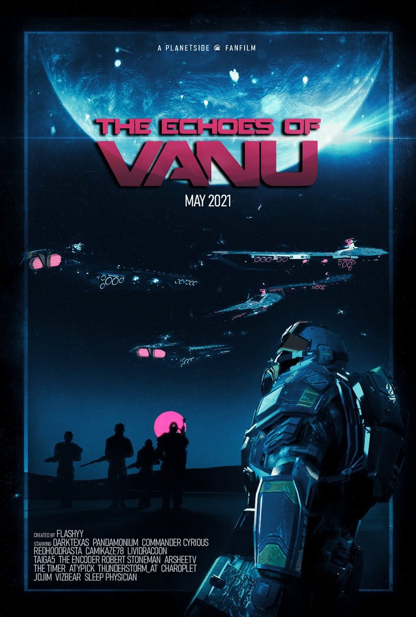 Its almost time: My <a href="/planetside2/">PlanetSide 2</a> fanfilm will be released this Friday 19:00 CET | 10am PT

Huge thanks to SEVENTEEN community members for their great voice acting in this project🥰