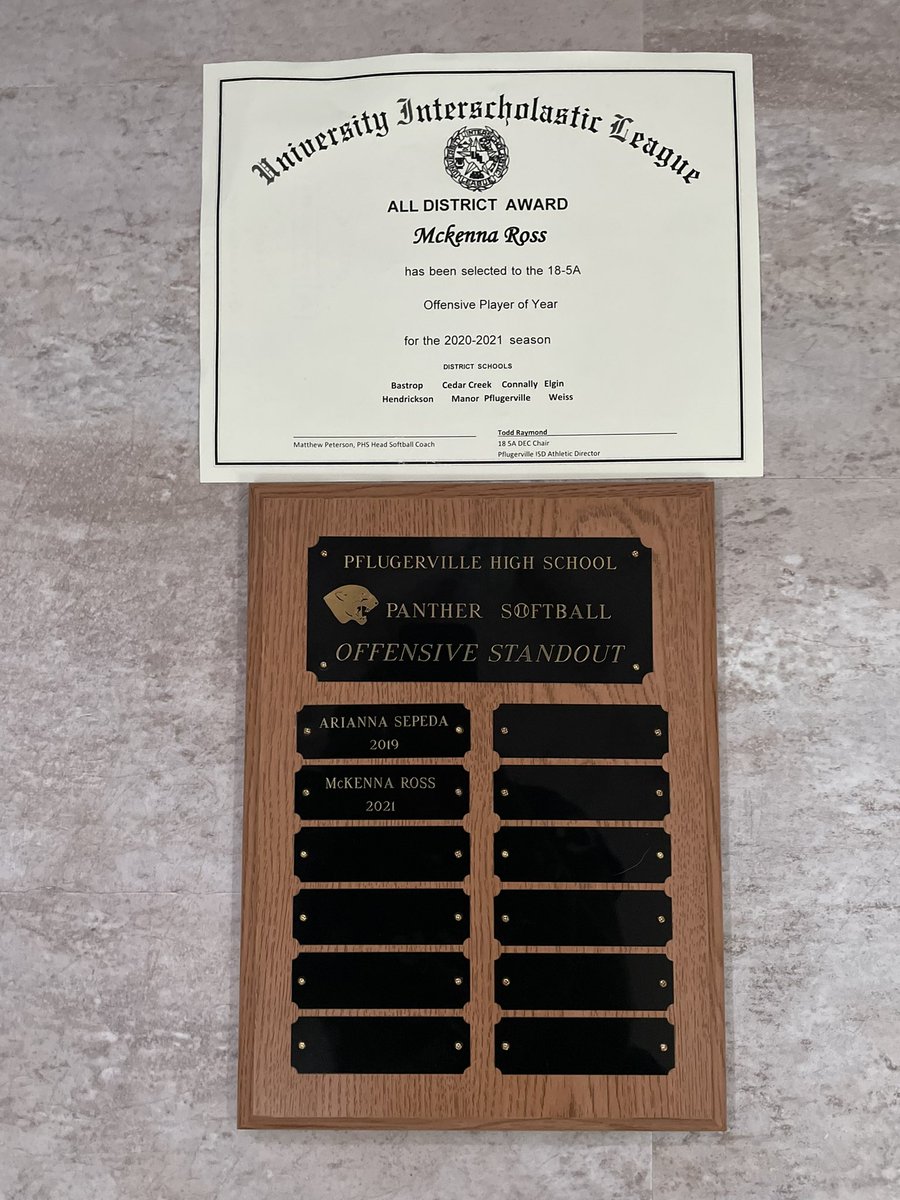 M_Ross2023's tweet photo. Offensive player of the year and Offensive standout 🥎 This is just a start 🍽 https://t.co/jUZ1bnGpbF