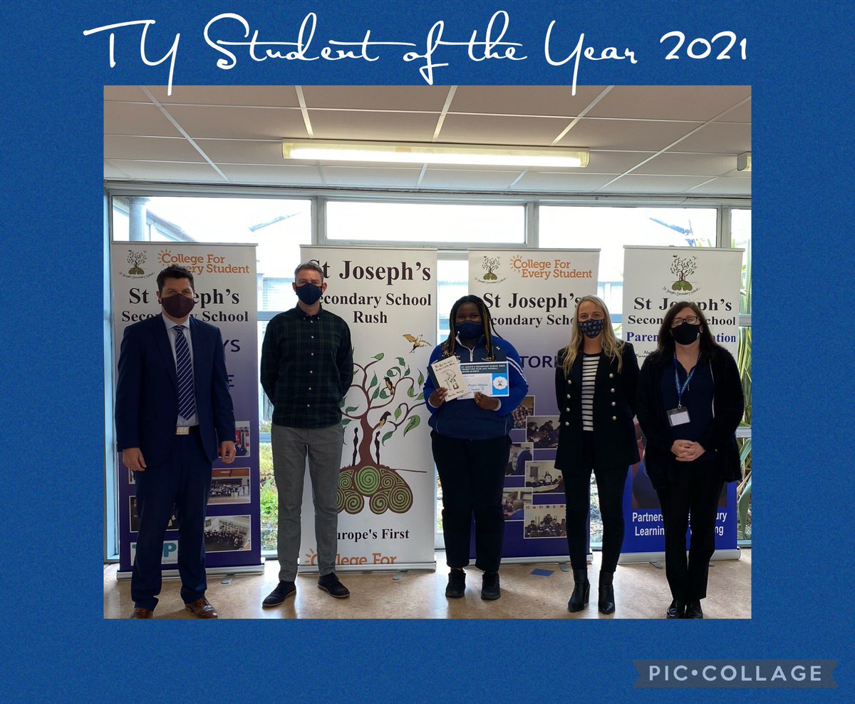 ciaranreade's tweet photo. And the big one-TY Student of the Year ‘21 goes to Abigail! From day one, she embraced all aspects of TY, allowing TY to work for her! Always so kind&positive, she is one worthy winner! Bright things ahead for Abi🥇🎓👏🏼#TYinRush @stjosephsrush @DaraghNealon @JudiOBoyle @djbyrne80 https://t.co/f8KIzoxZ0Z