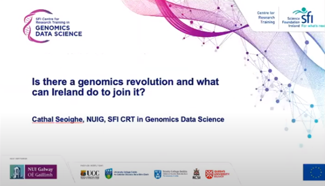 Is there a genomics revolution and what can Ireland do to join it? Listen back to @scienceirel CRT director <a href="/SeoigheCathal/">Cathal Seoighe</a> talk at the Irish Health Research Forum event "Advancing Genomics Research in Ireland" youtube.com/watch?v=Nk20Rw…