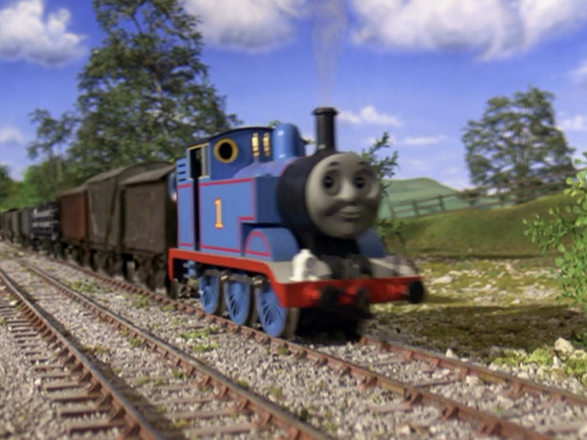 𝙼𝚊𝚜𝚘𝚗 𝙳𝚎𝚢 on X: The Fastest Red Engine on Sodor (1998