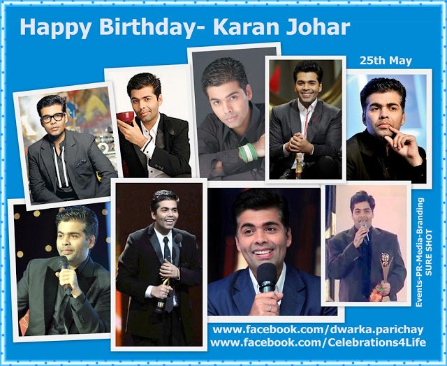 Happy 49th Birthday to Indian Director, Producer, Screenwriter, Actor & TV Celebrity,
Mr Karan Johar Ji.       
