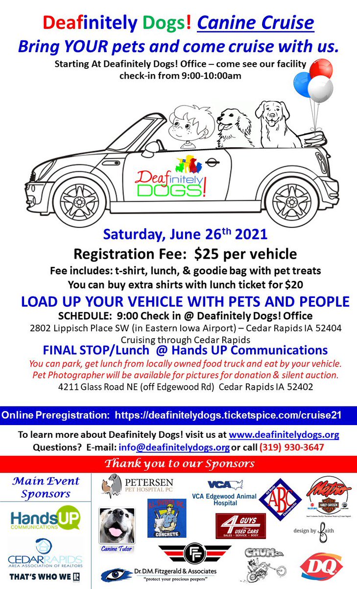 DeafinitelyDogs's tweet photo. Help us spread the word! Register here: https://t.co/5BOzuT2r5s 🐾 https://t.co/5X23mQeYZM