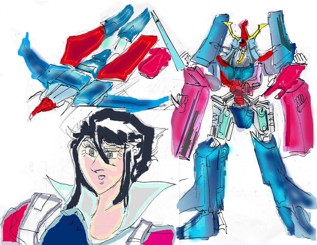 deadlinear2011's tweet photo. #初夏の創作クラスタフォロー祭り
#スパロボ　#SRW
#イラストクラスタ　#二次創作
#ゑ仮記　#創作の狼煙　#イラスト基地 
#artwork　#お絵描きさんと繋がりたい
#創作同盟 #イラスト王国　#絵描きの輪 
#digitalart　#ArtistOnTwitter　#ocart　#oc
#勇者雷登　#Raideen　#勇者ライディーン　#Raydeen https://t.co/nT6Ulm6dXP